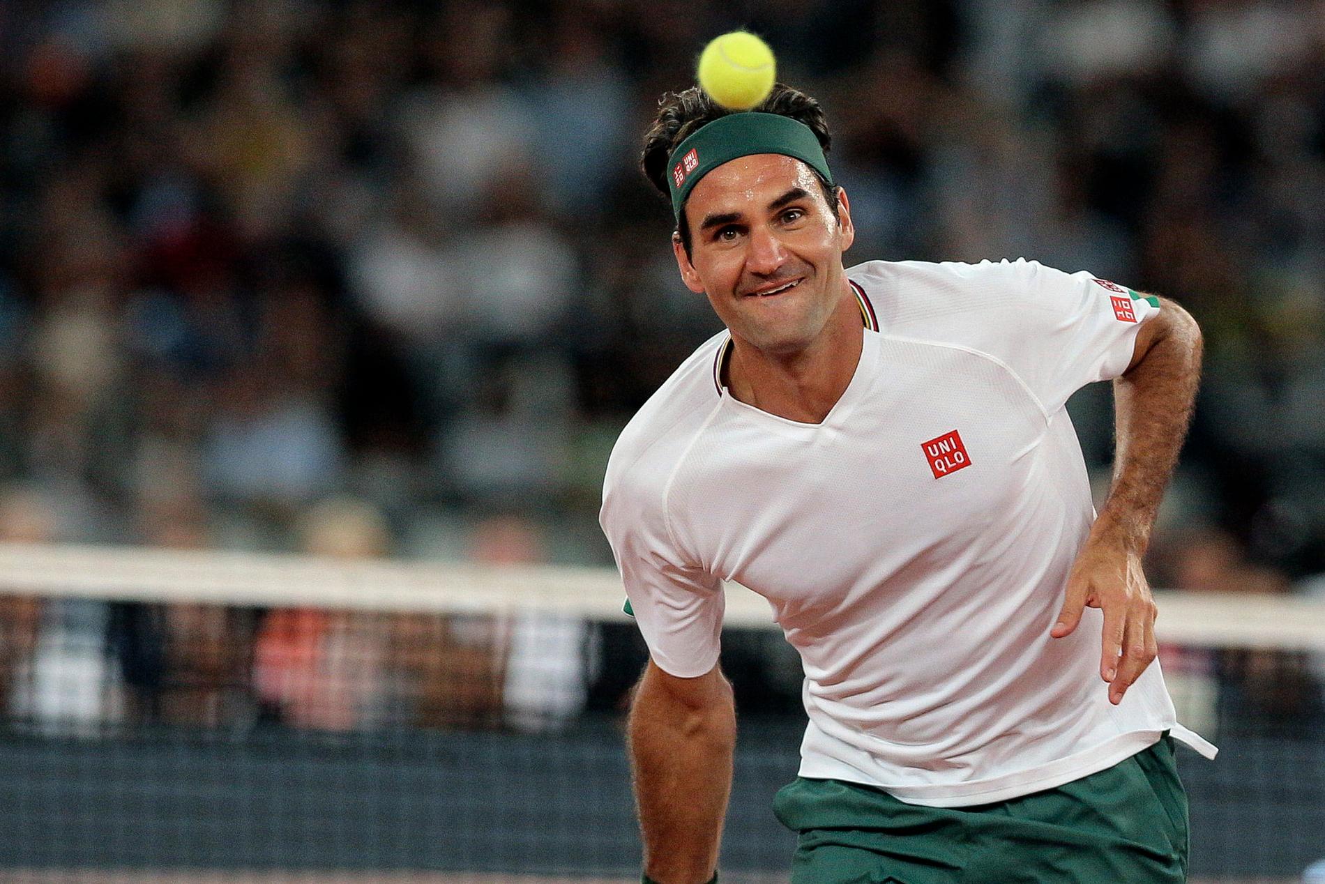Roger Federer missar Franska mästerskapen efter att ha opererat sitt högra knä. Arkivbild.