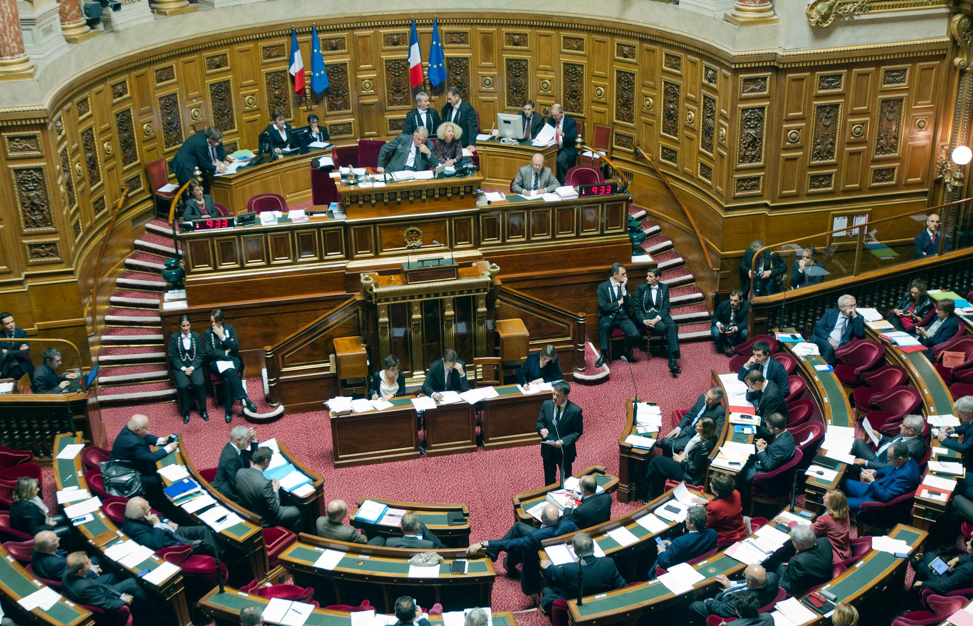 Franska senaten. Arkivbild.