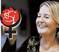 Slåss för tjejerna Socialdemokraternas partisekreterare Marita Ulvskog tycker förbättringarna i jämställdheten mellan könen går för långsamt. Det tänker hon ändra på med ett socialdemokratiskt feministiskt nätverk.