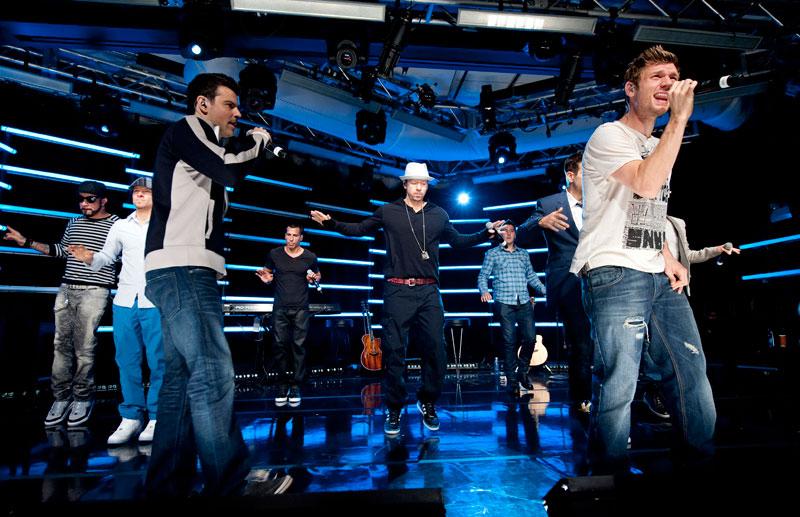 NKOTB och Backstreet Boys tillsammans.