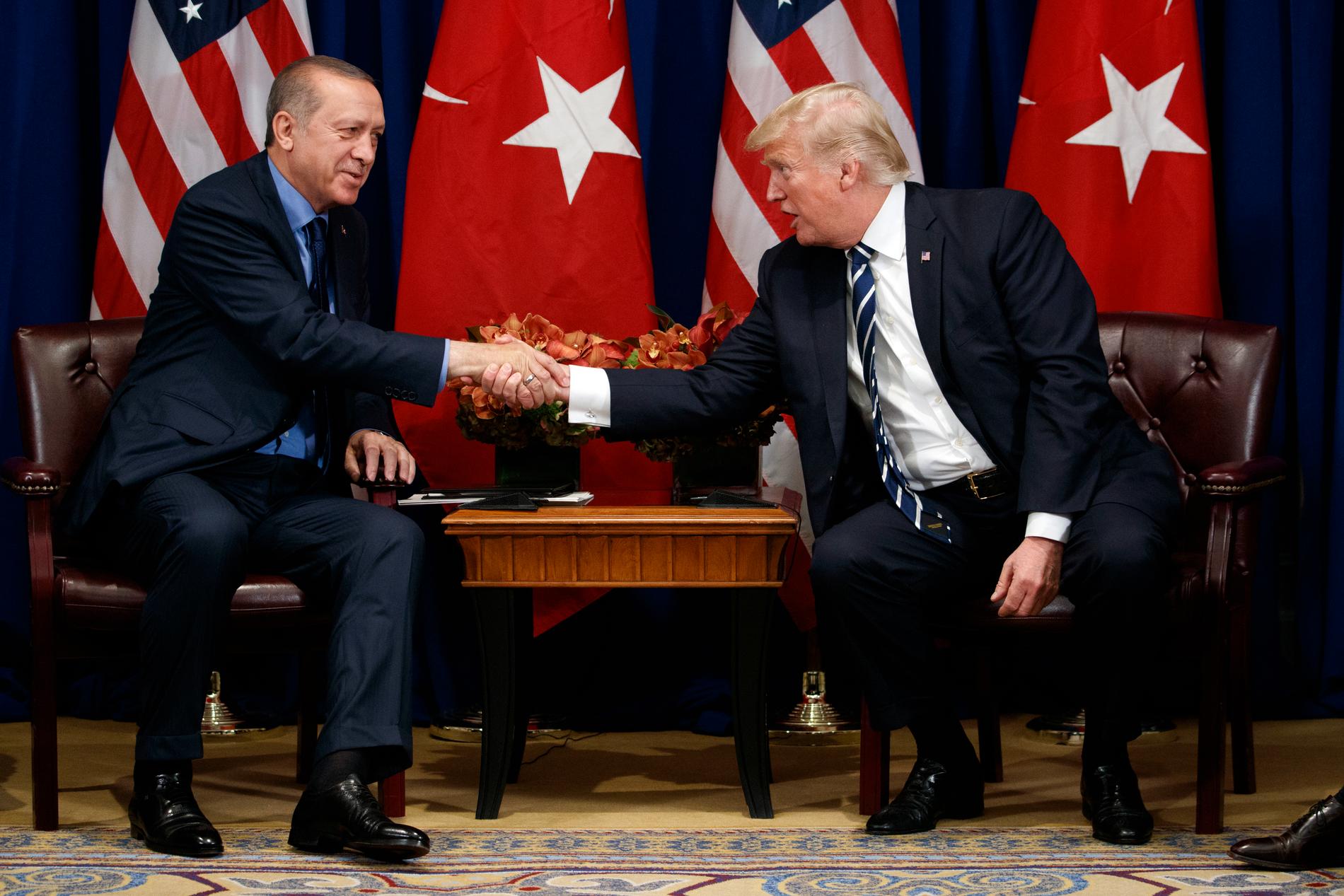Donald Trump har gett Recep Tayyip Erdogan en tidig julklapp.