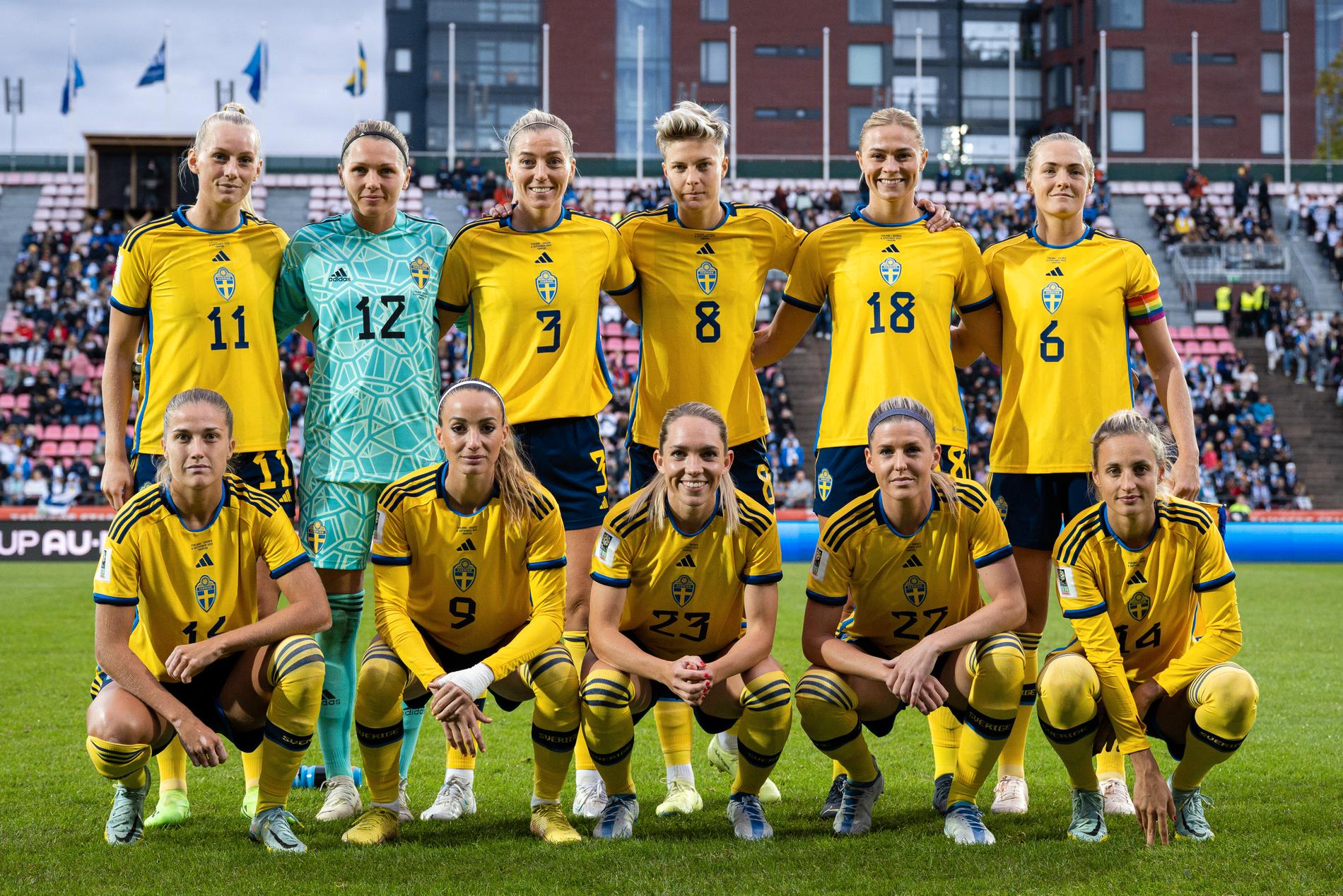 Sverige möter Spanien i en träningslandskamp.