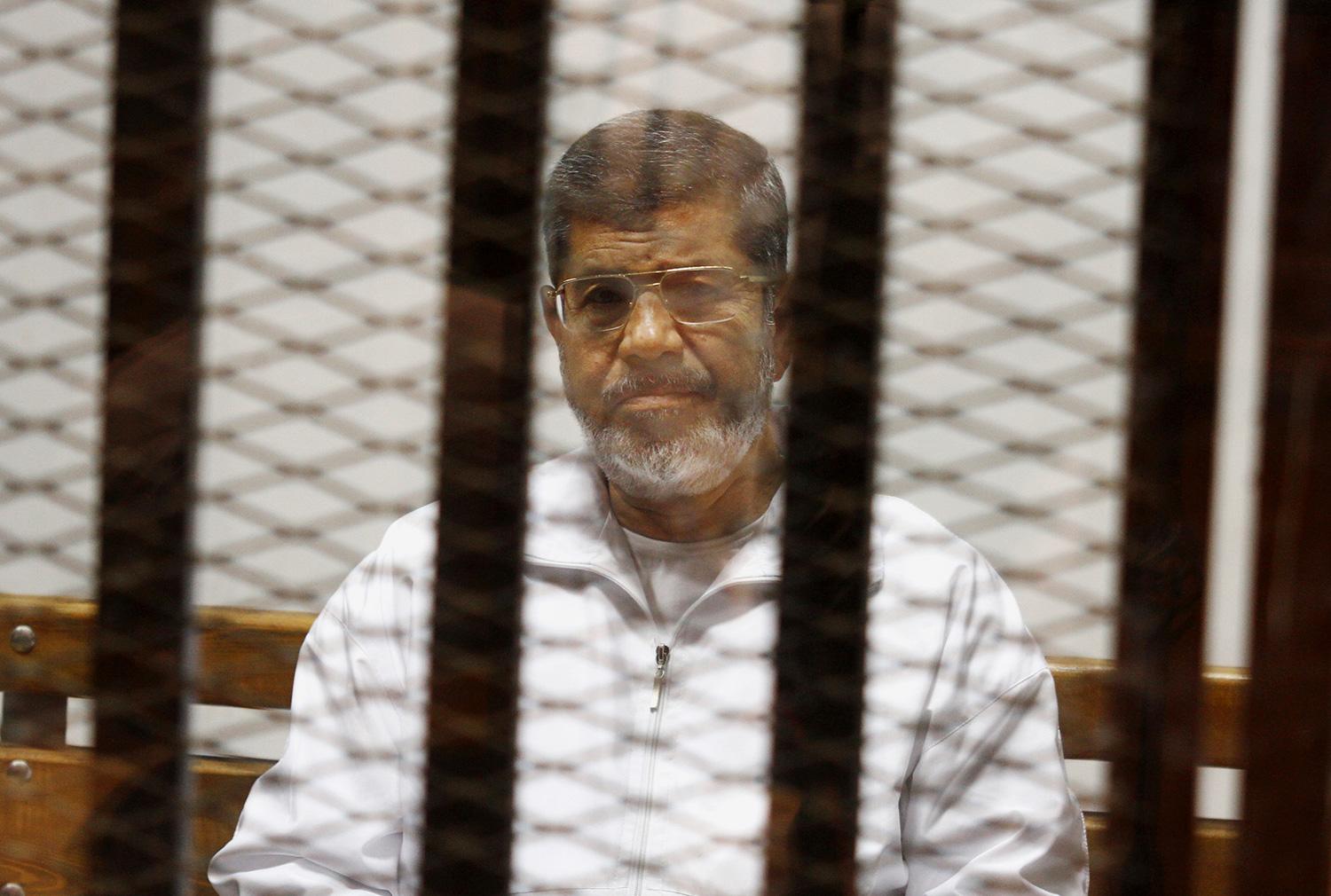 Mursi döms för sin roll i ett fängelseuppror 2011.