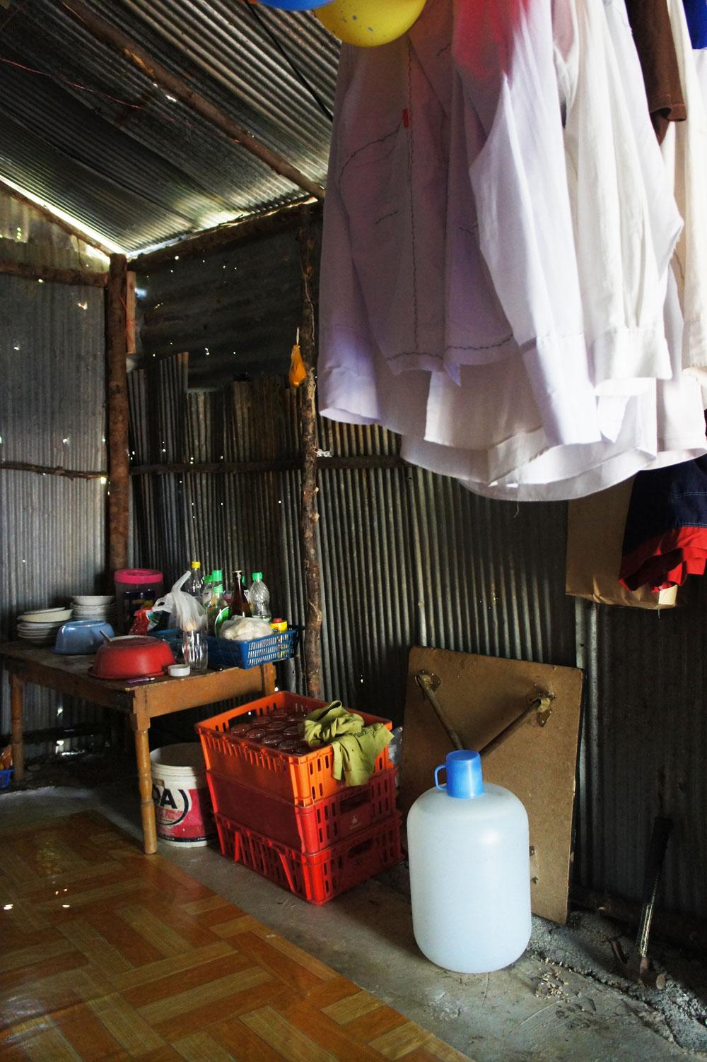 Hemma hos en arbetare i Khao Lak. Bilden kommer från Schyst resandes rapport.
