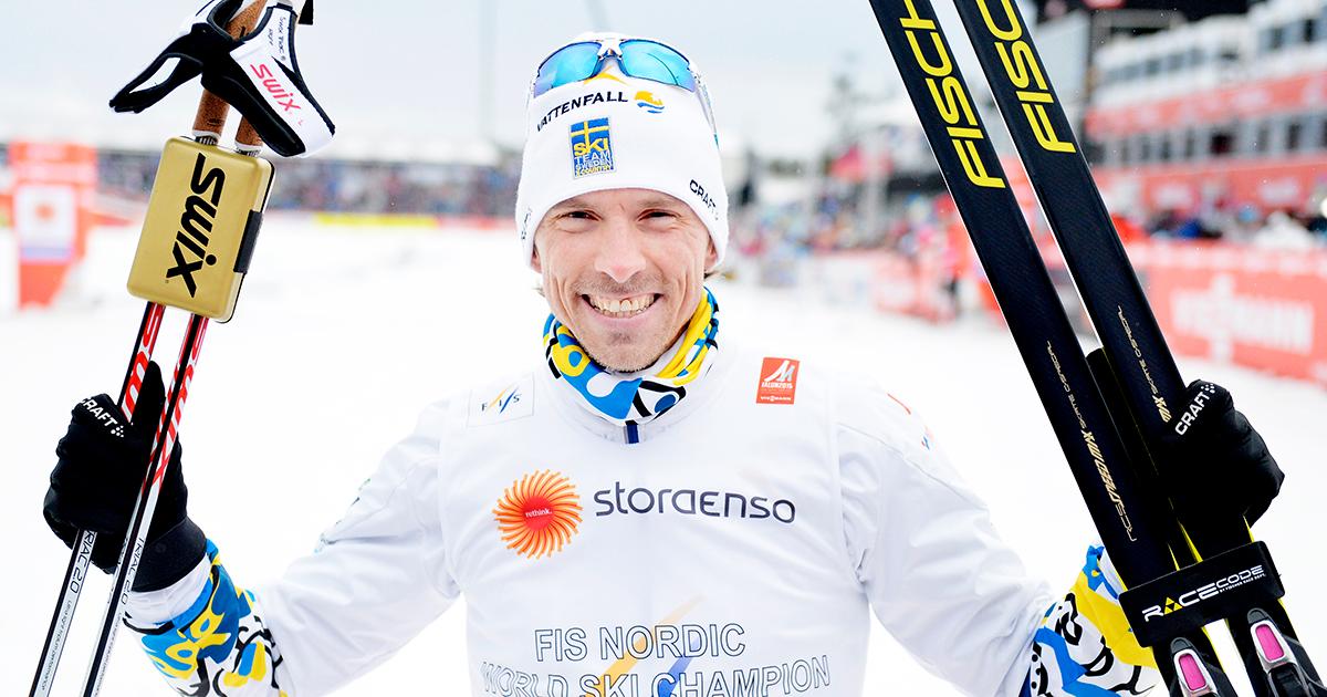 2015 vann Olsson VM-guld i Falun på 15 km.