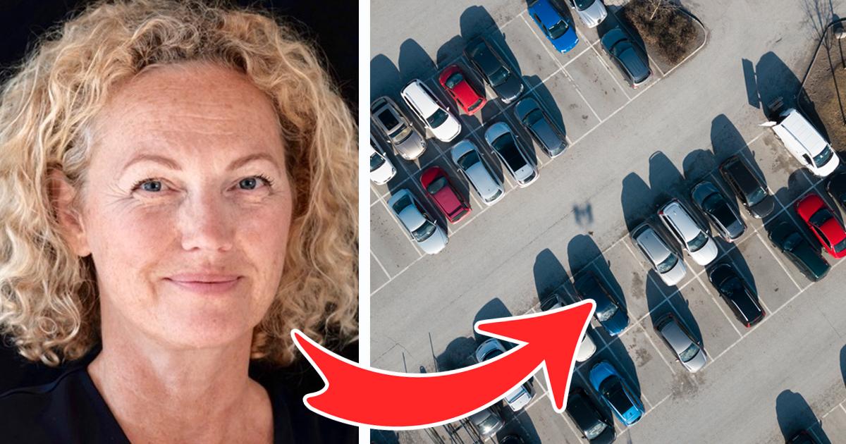 Susanna Udvardi, verksamhetschef på Freezonen har sina möten på parkeringsplatser. 