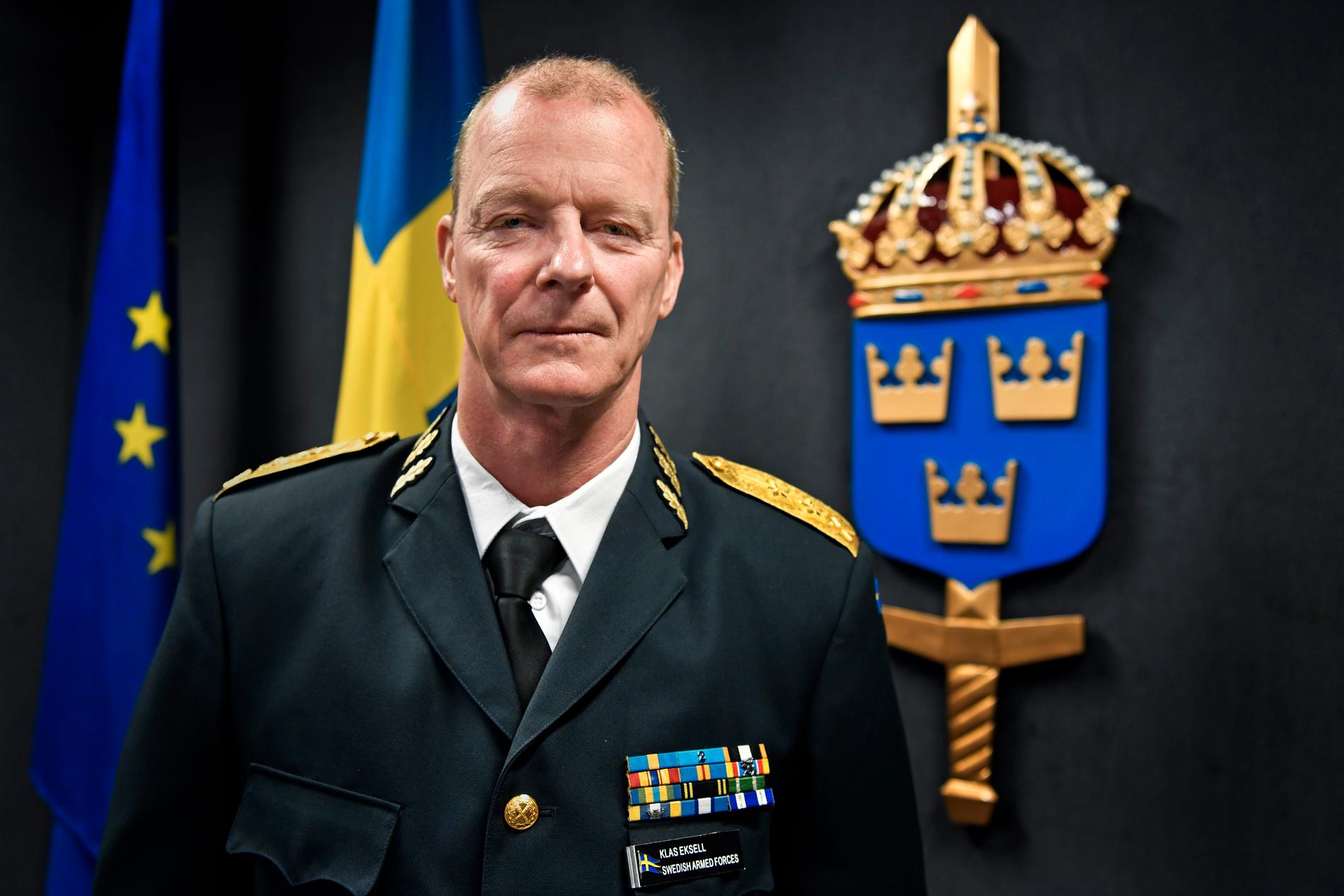 Försvarets personaldirektör Klas Eksell.