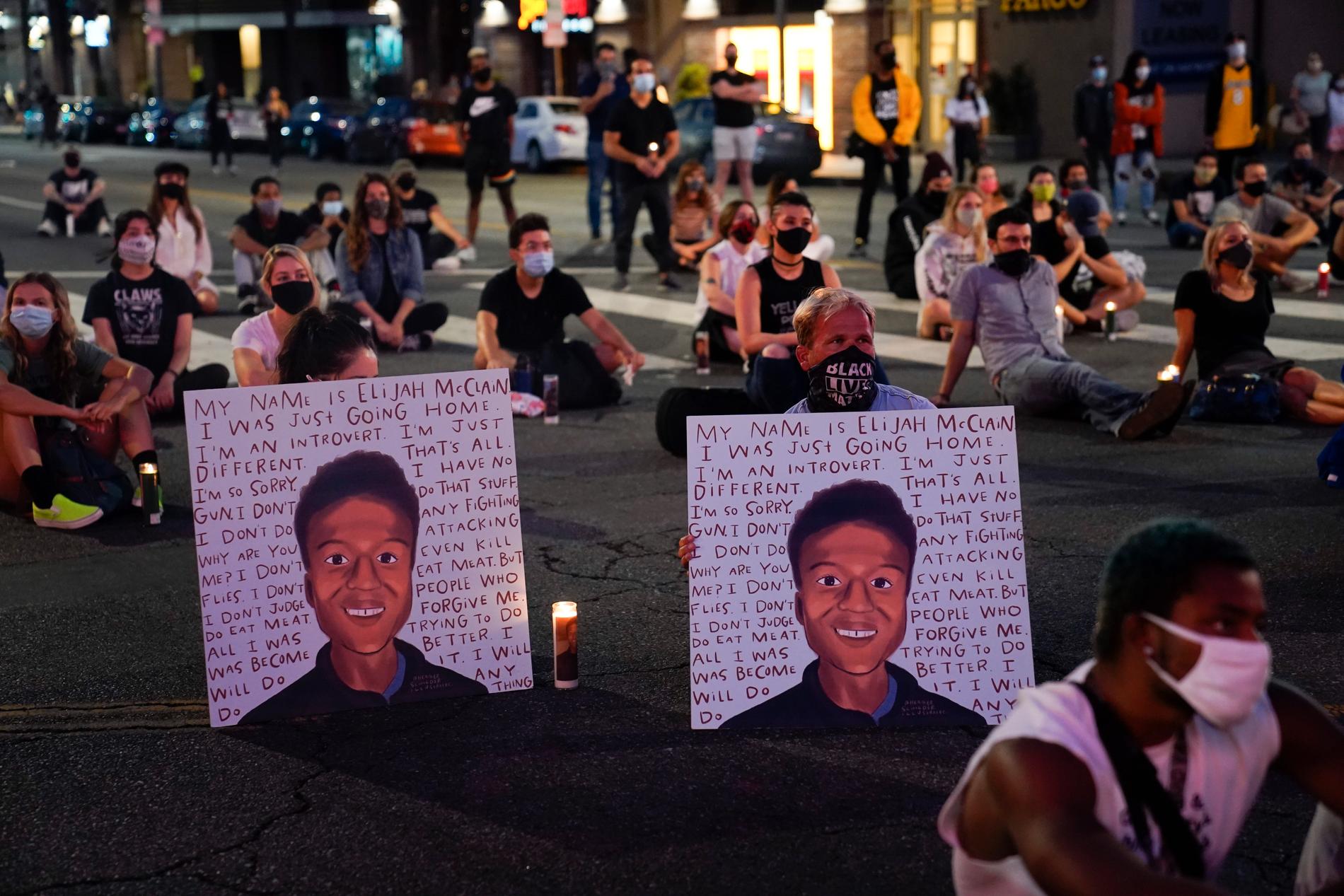 Elijah McClains död har skapat stor uppmärksamhet i USA och lett till protester mot polisvåld. Arkivbild.
