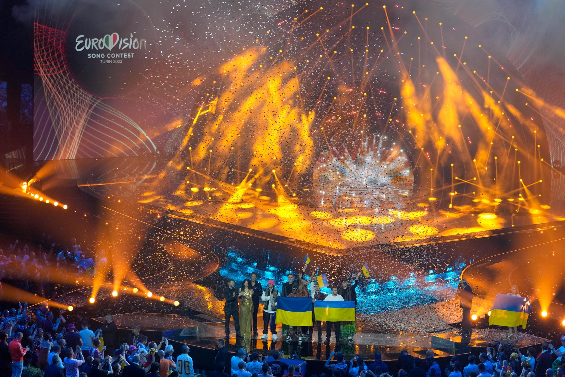 Ukraina vann Eurovision song contest 2022.