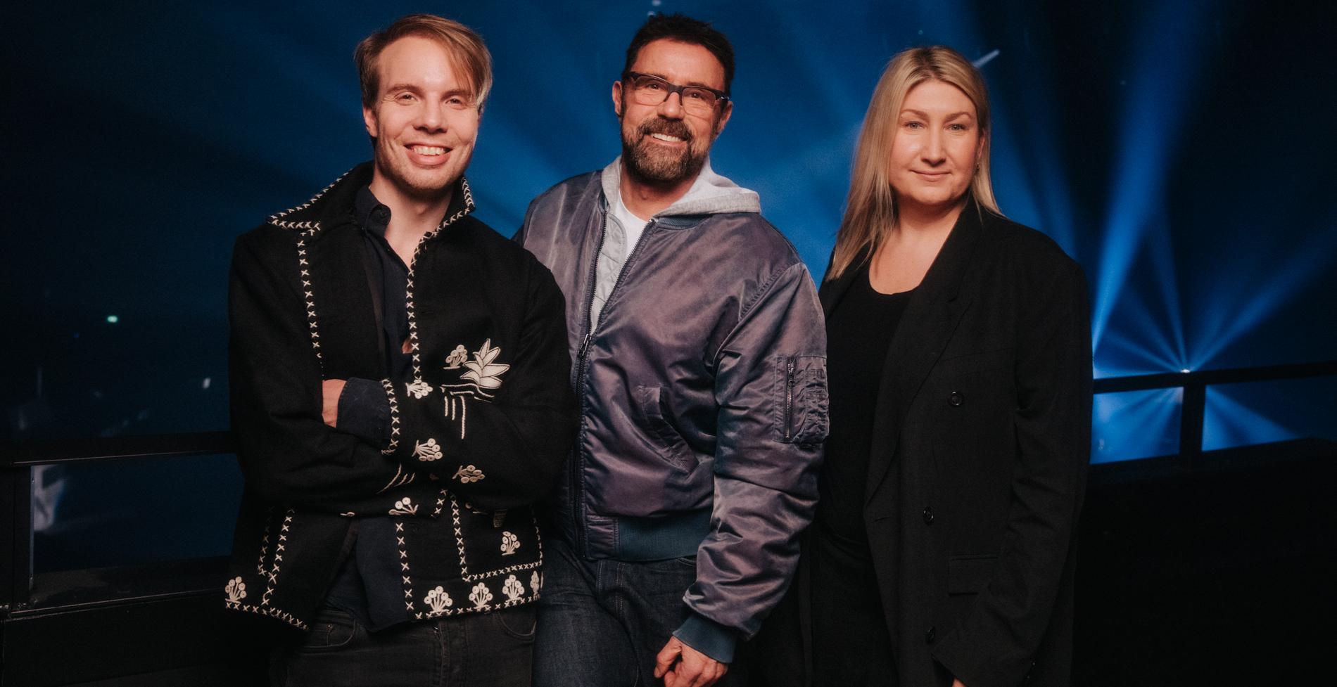 Ludvig Andersson, producent, Baillie Walsh, regissör och Svana Gisla, producent.