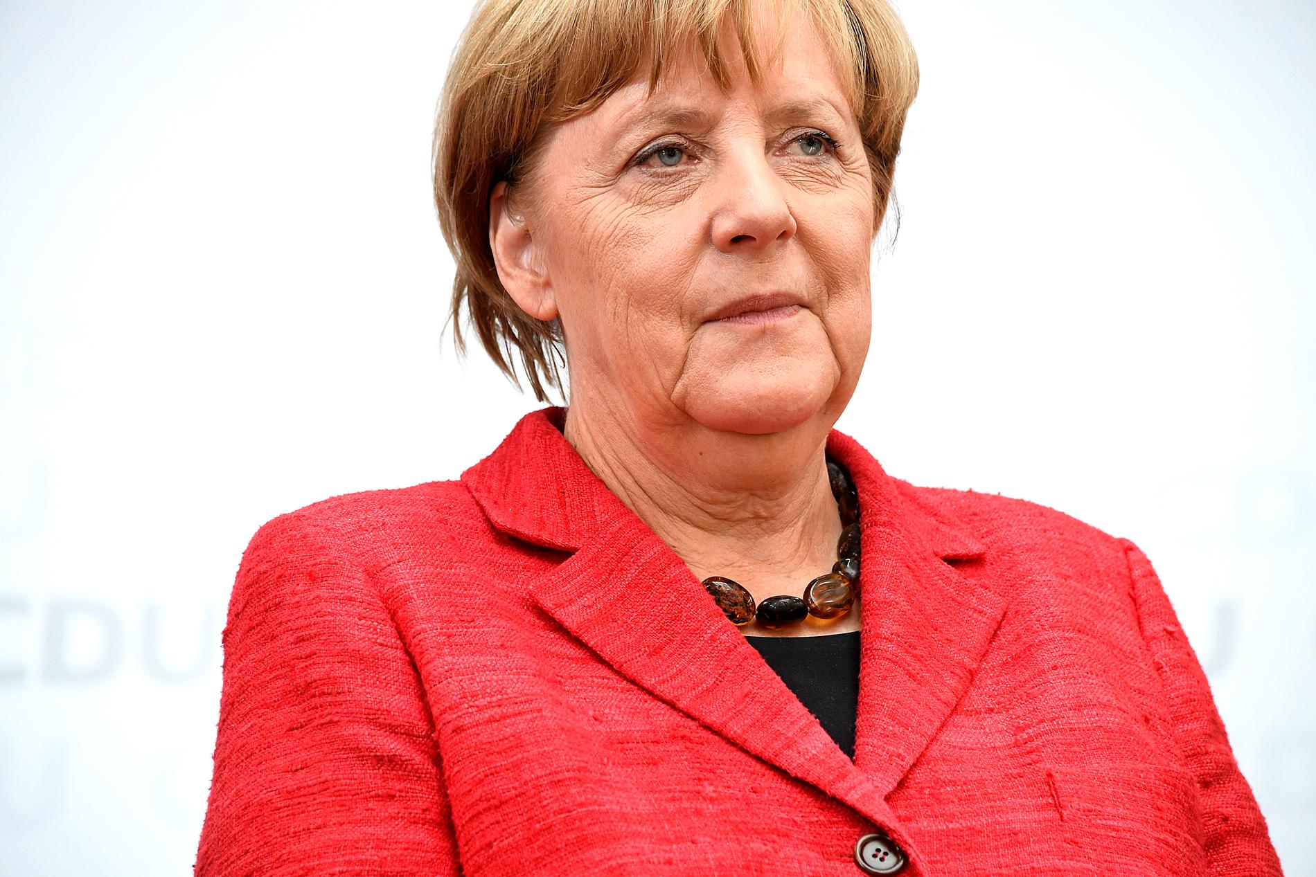 Angela Merkel spås bli omvald. 
