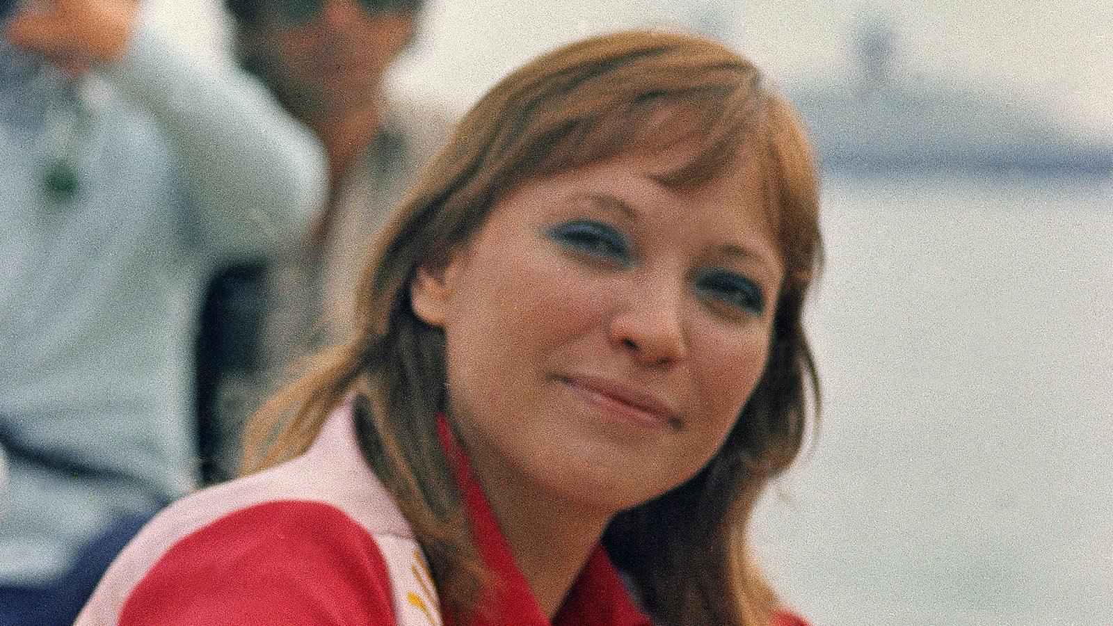 Anna Karina under filmfestivalen i Cannes 1973.