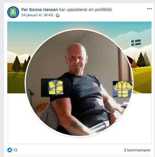 53-årige Per Sonne Hansen tar nu avstånd från Soldiers of Odin. ”Jag lever som en vanlig Svensson”, skriver han i ett mejl till Aftonbladet.