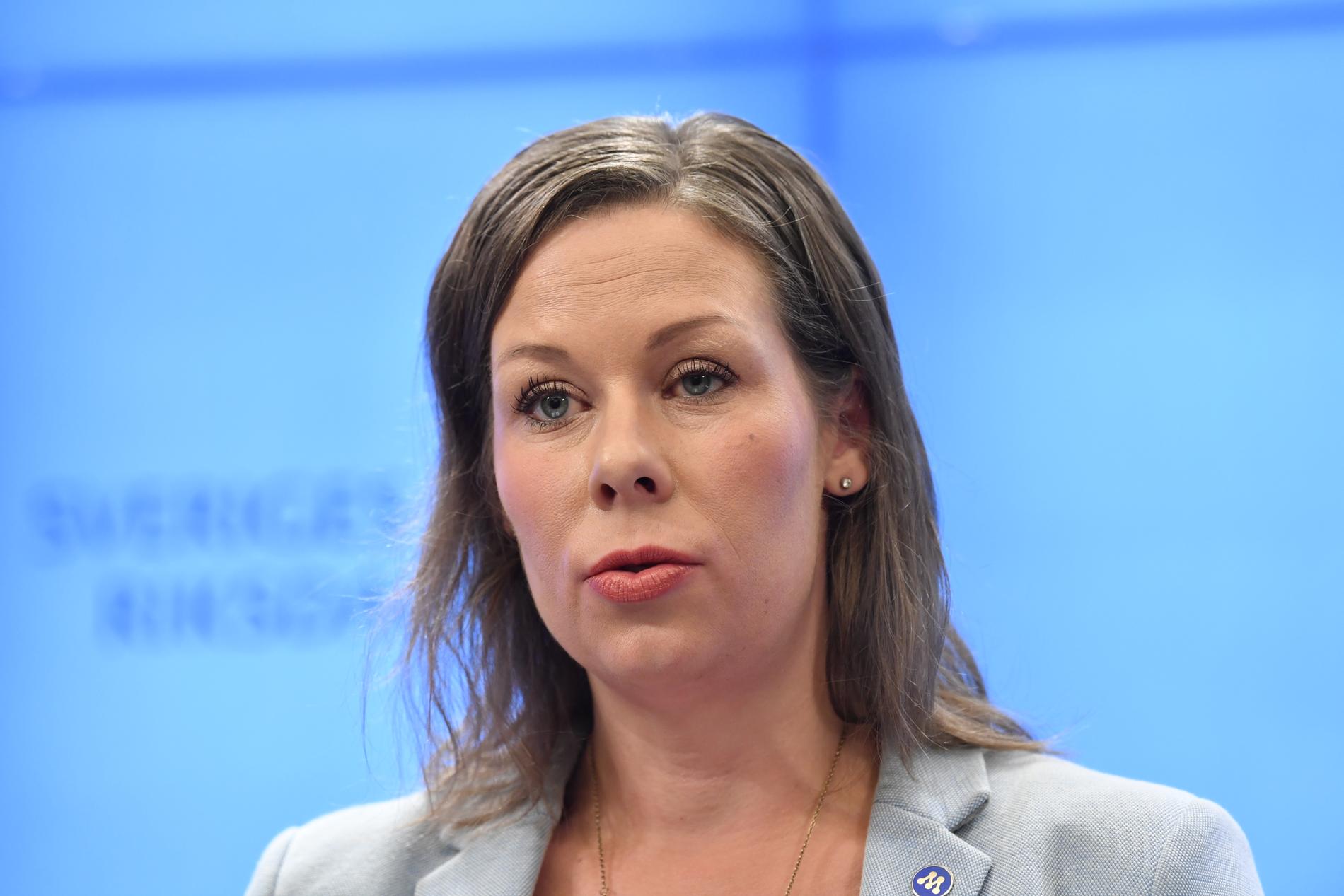 Moderaternas migrationspolitiska talesperson Maria Malmer Stenergard . Arkivbild.