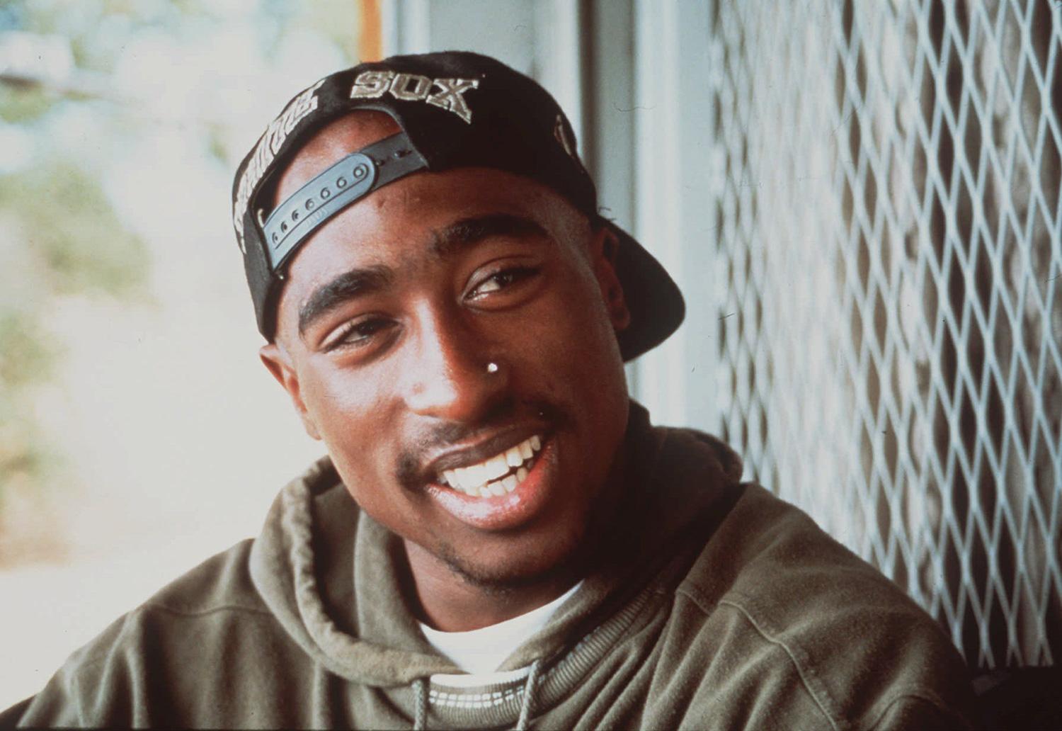 Tupac Shakur dog 1996.