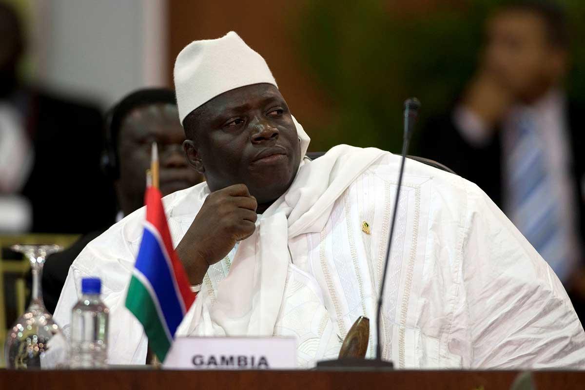 Gambias ledare sedan 22 år, Yahya Jammeh.