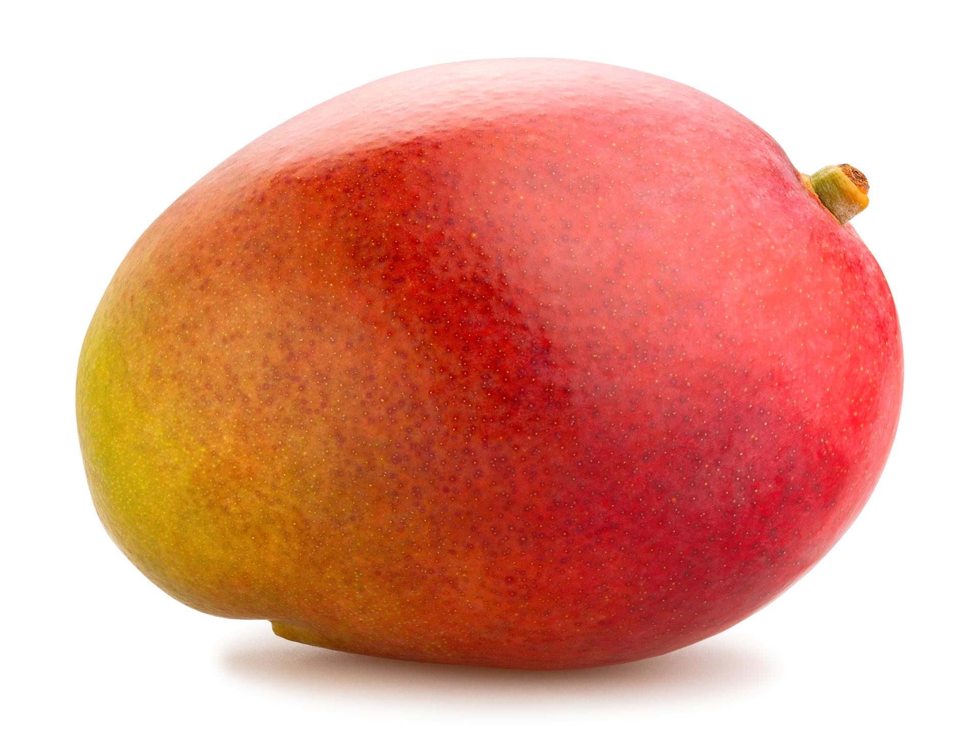 Fostret är lika stor som en mango.