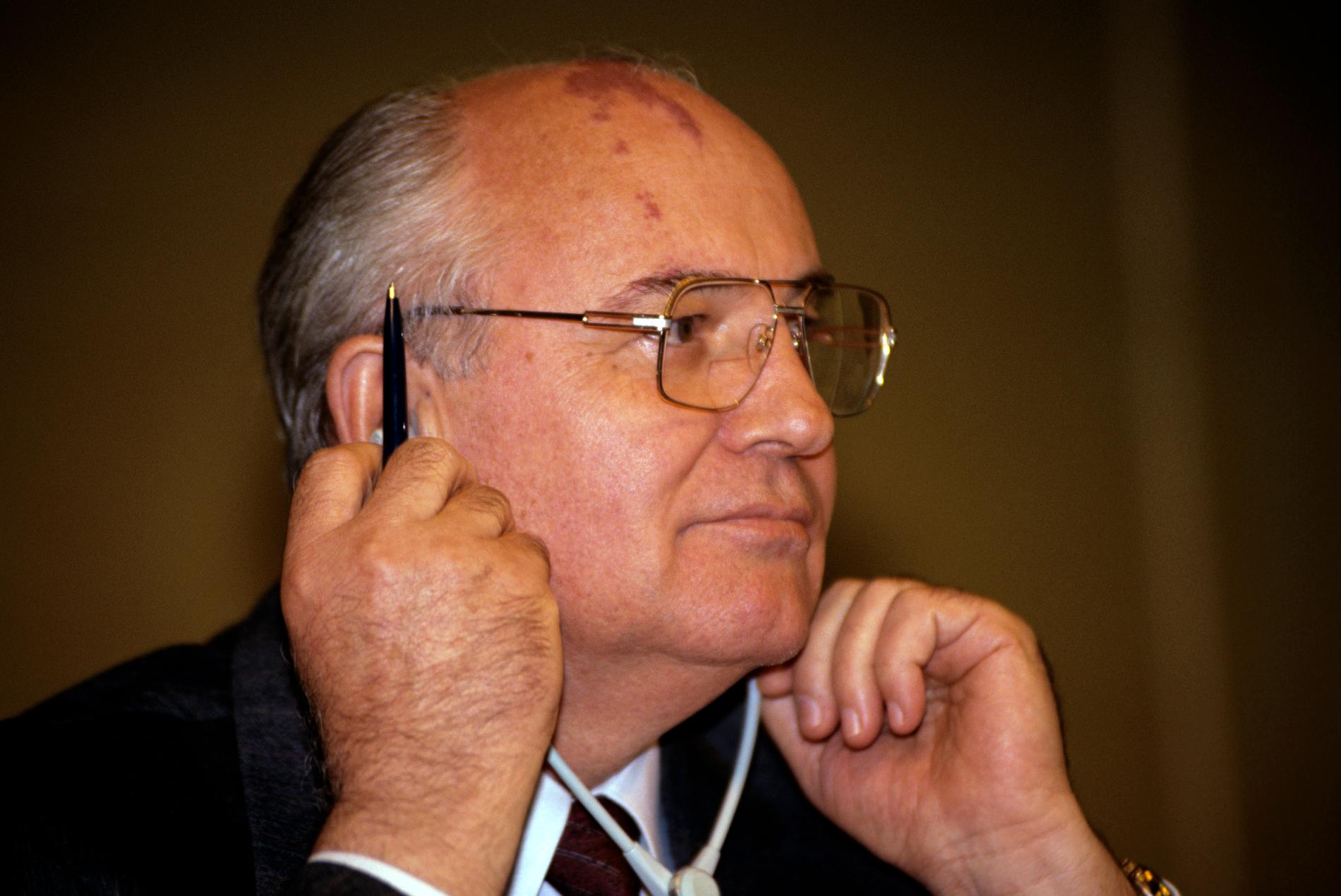 Sovjetunionens dåvarande president Michail Gorbatjov fick Nobels fredspris 1990.