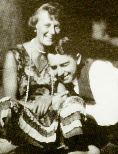 Älskaren Stellan Arvidson med Tette 1927, flickan han aldrig fick gifta sig med.