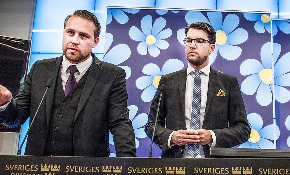 Mattias Karlsson och Jimmie Åkesson.