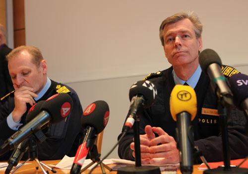 Polisen i Skåne höll presskonferens på onsdagen.