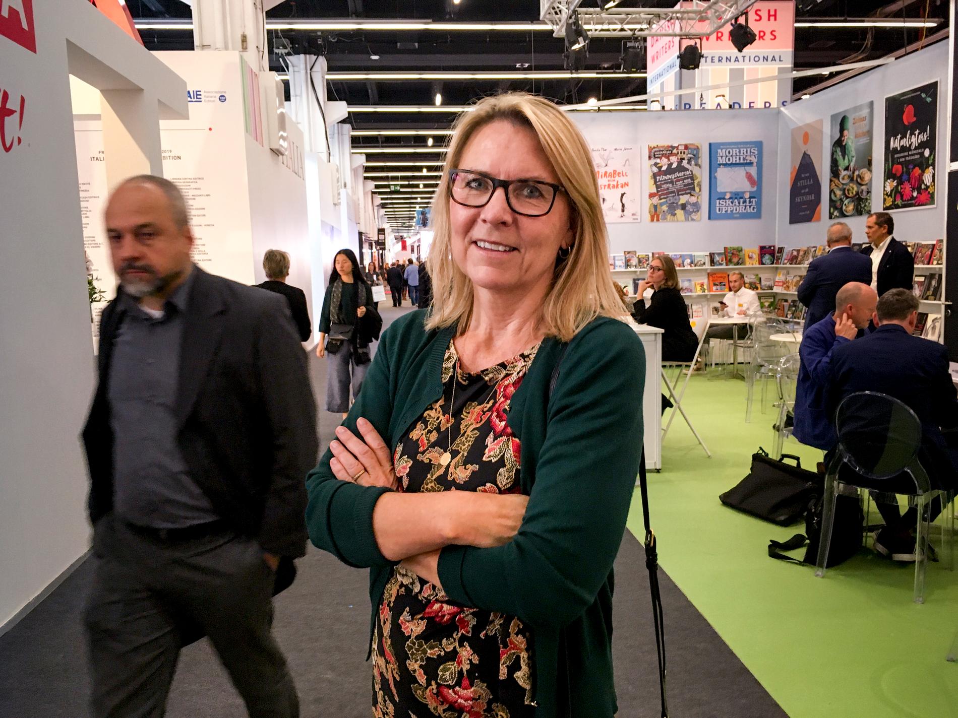 Kristina Ahlinder lämnar i mars sitt jobb som vd för Svenska förläggareföreningen. Arkivbild.