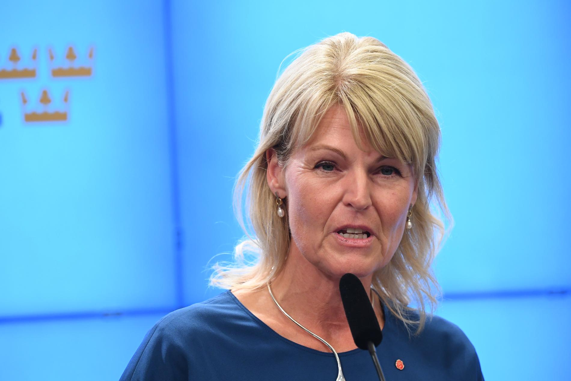 Nordenminister Anna Hallberg (S) kallar det "en orimlig diskriminering" om Danmark inte skulle öppna sina gränser för svenskar till skillnad mot tyskar. Arkivbild.
