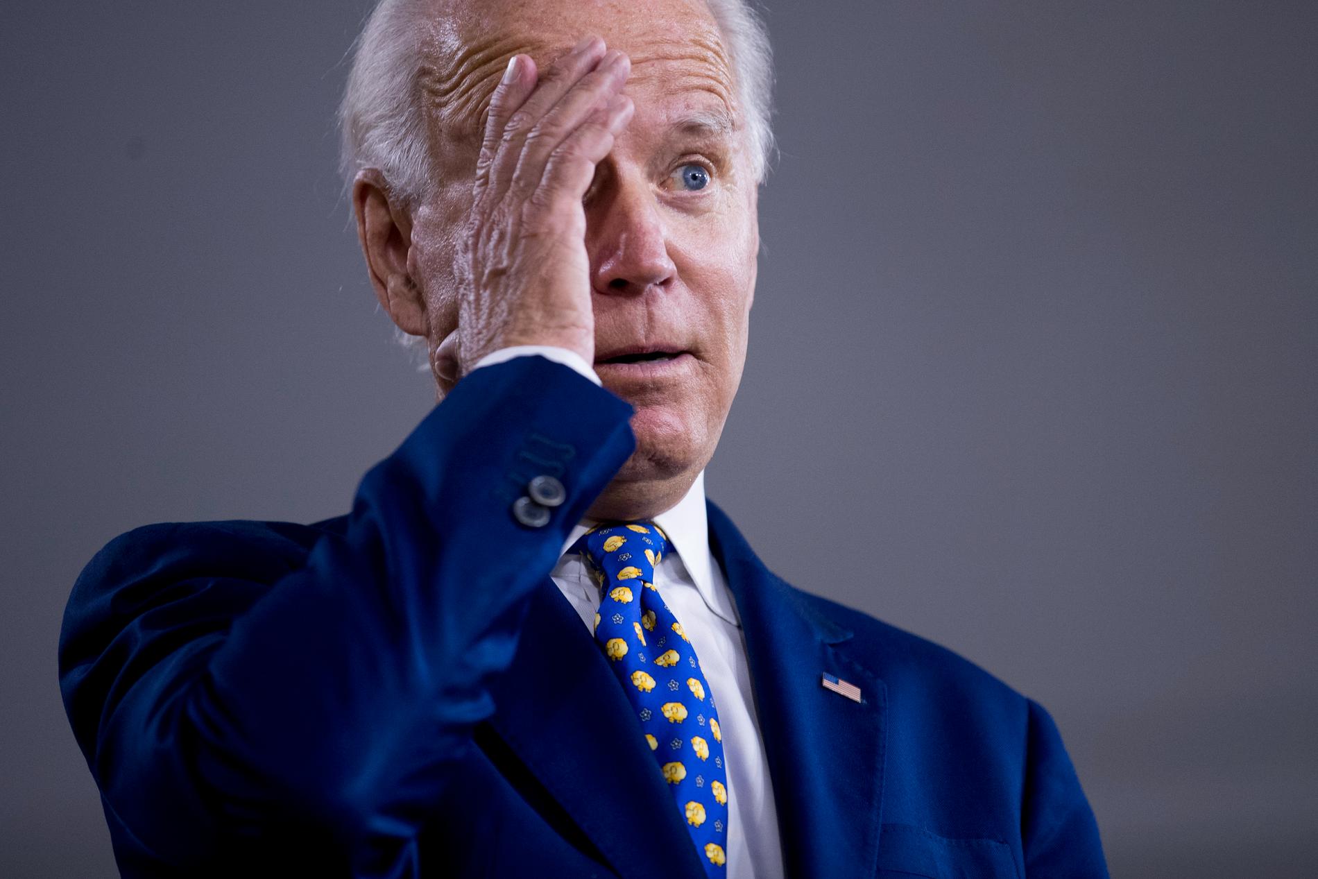 Demokraternas Joe Biden väntar med att utse en vicepresidentkandidat, enligt hans kampanjstab. Arkivbild.
