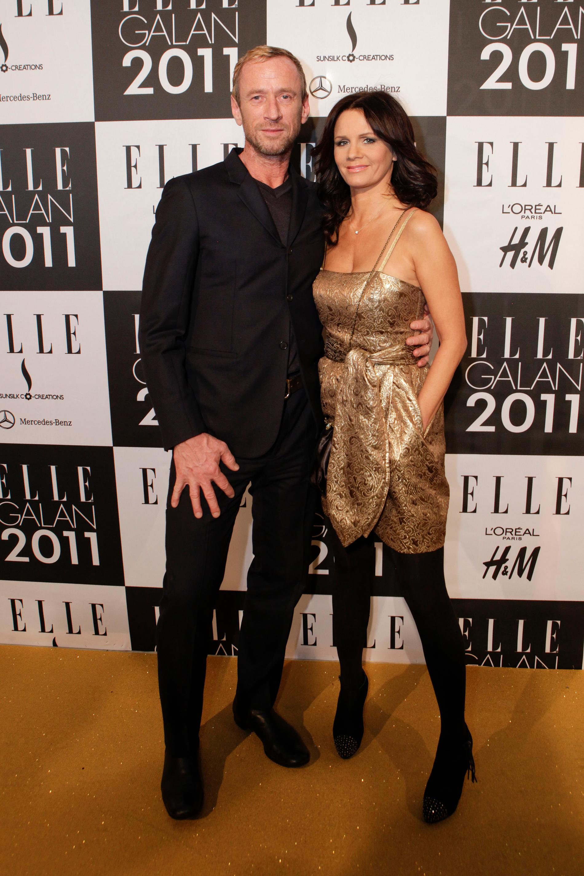 Ex-paret vid Elle-galan 2011 på Grand hotel i Stockholm.