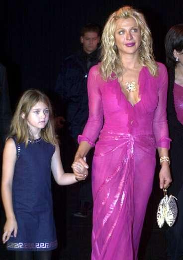 Courtney Love med dottern Francis Bean Cobain.