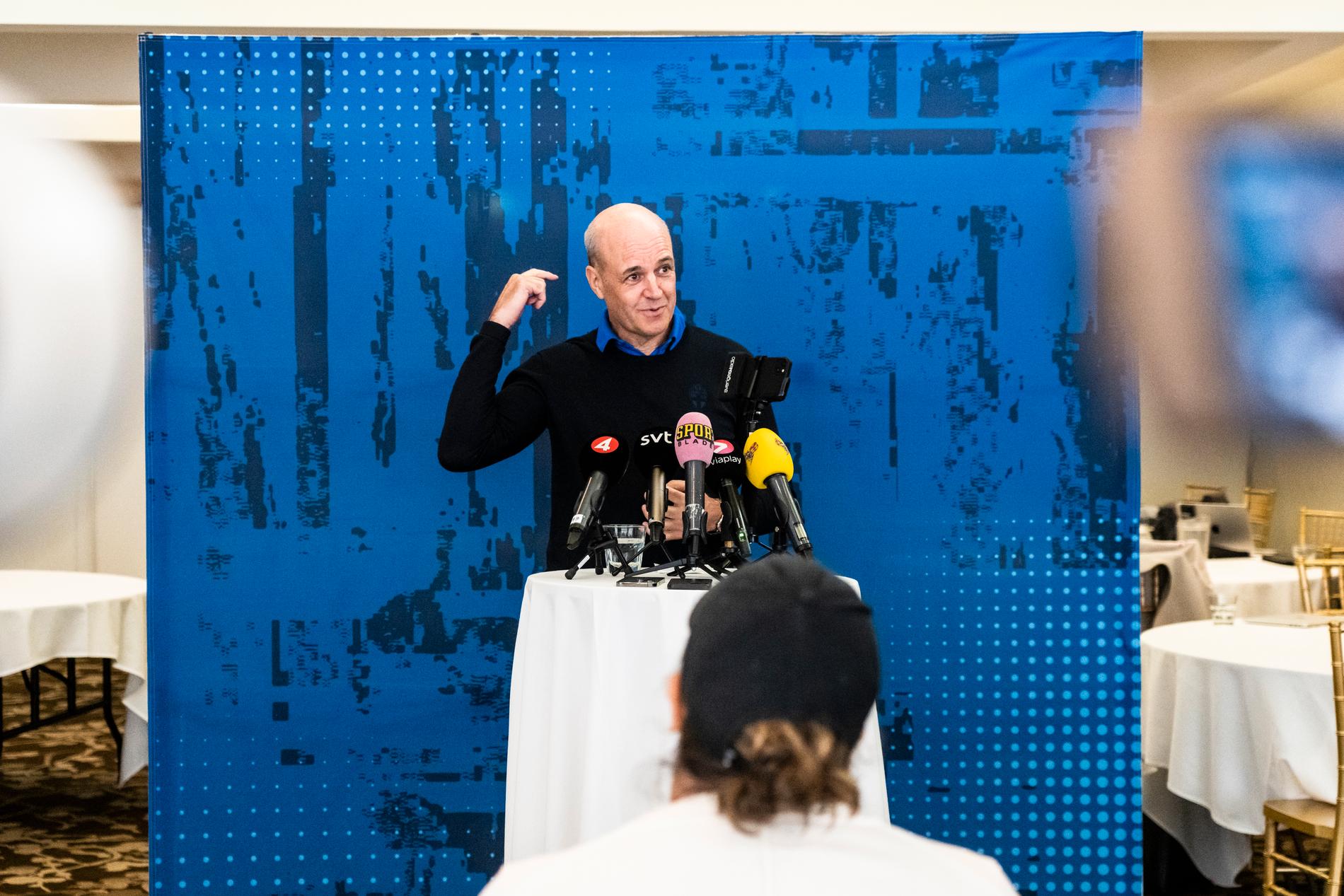 Fredrik Reinfeldt på plats i Melbourne.