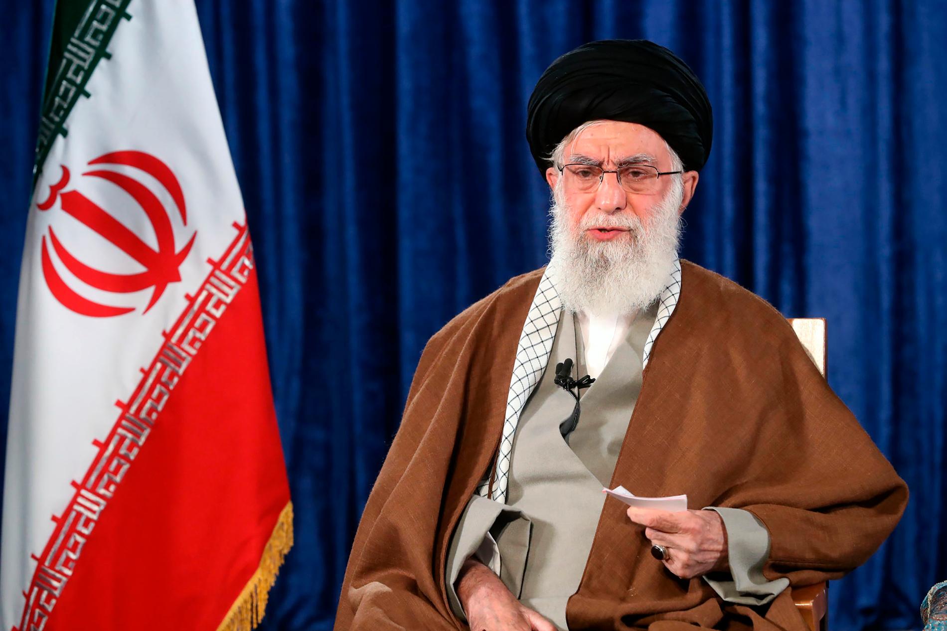 Irans högste ledare ayatolla Ali Khamenei.