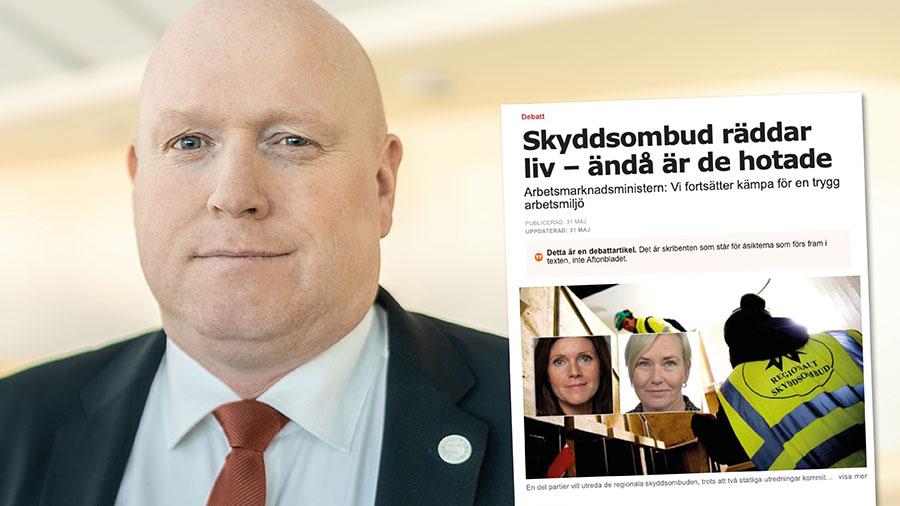 En av de saker som Socialdemokraterna inte vill tala om är att deras förslag gällande tillträdesrätten för skyddsombud skulle stänga ute en stor del av svenska löntagare, skriver Magnus Persson, SD.