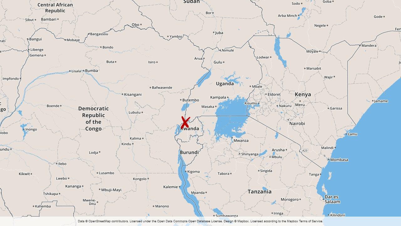 Morden ägde rum i Uganda, nära gränsen mot Rwanda, enligt det ugandiska utrikesdepartementet.