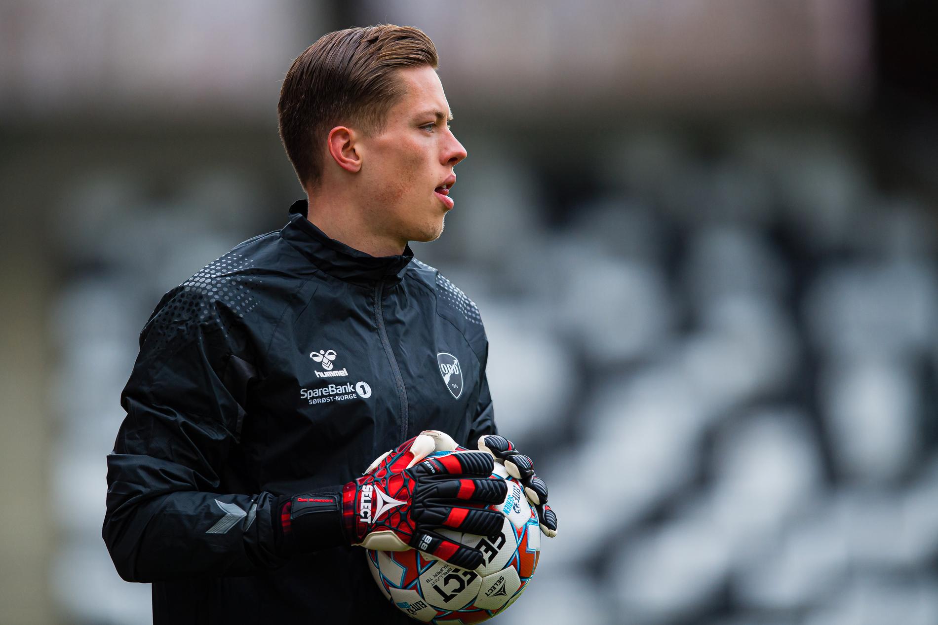 Liverpool eyeing a summer move for Odds BK goalkeeper Leopold Wahlstedt . Image credit: Getty