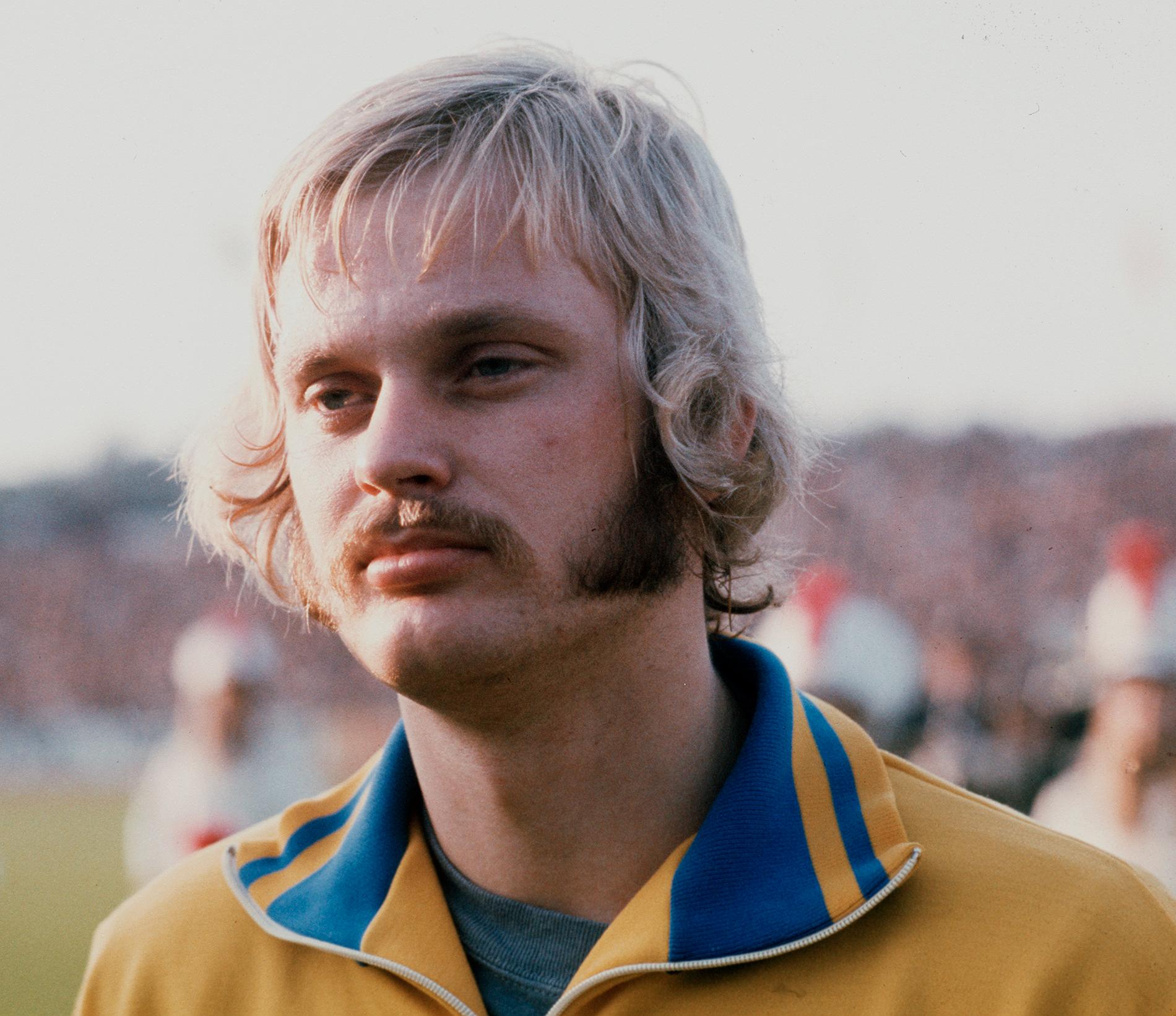 Hellström i landslaget 1970.