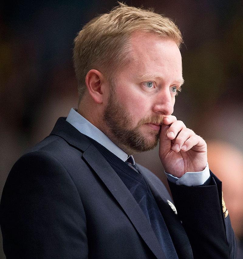 Oskarshamns tränare Fredrik Söderström.