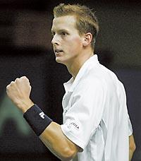 Joachim "Pim-Pim" Johansson, 21, är klar för sin första kvartsfinal på ATP-touren.