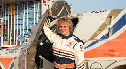 NÄRA Tina Thörner har lett Dakarrallyt fyra gånger, varit tvåa och trea. Men aldrig vunnit...