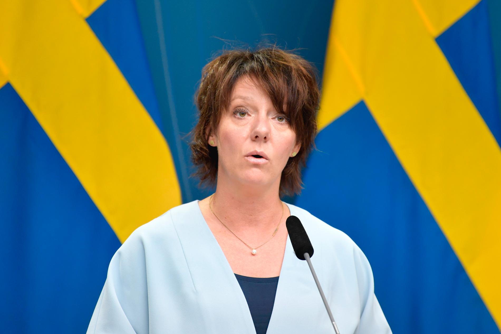 Matilda Ernkrans (S), minister för högre utbildning och forskning. Arkivbild.