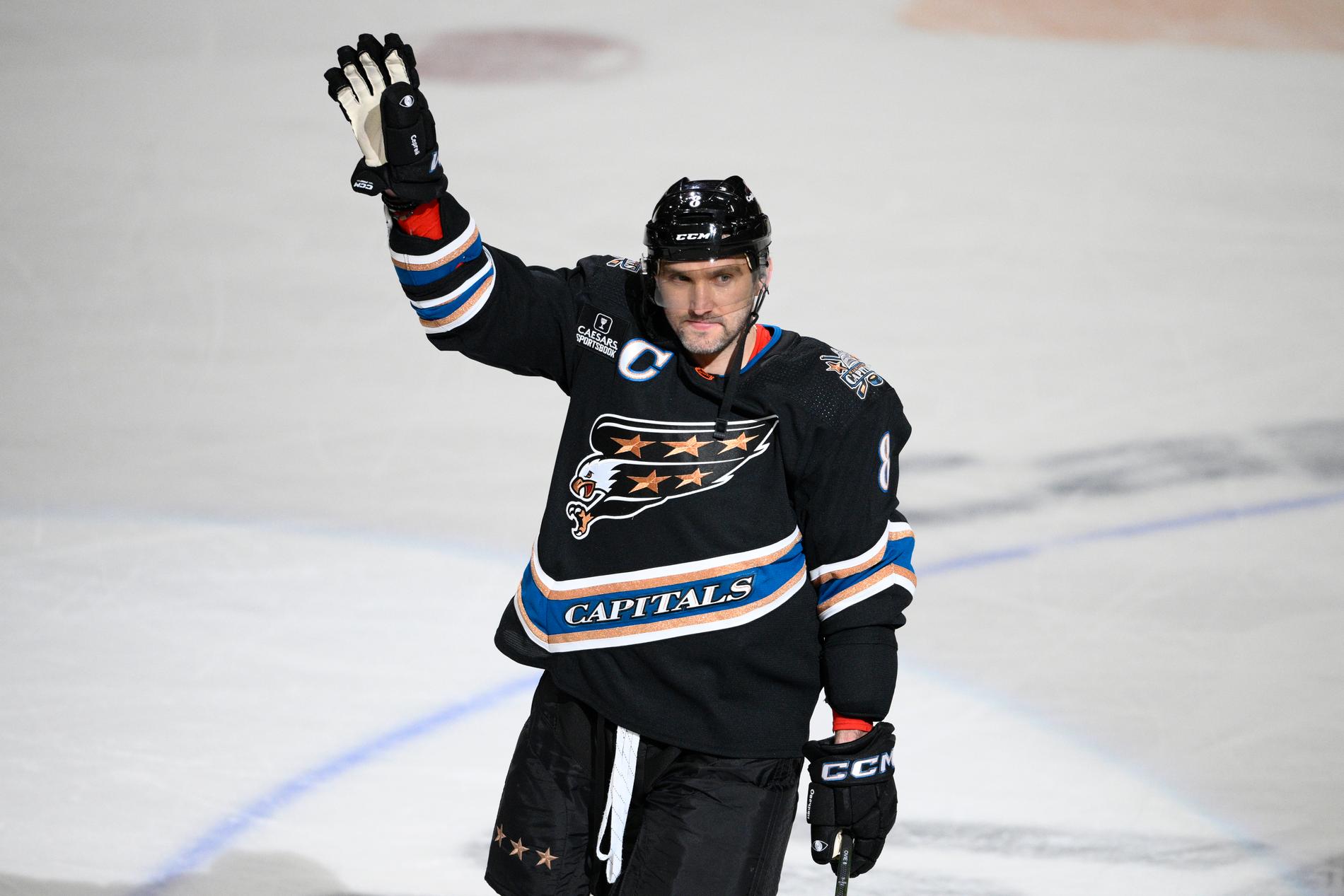 Aleksander Ovetjkin är den spelare som har gjort näst flest NHL-mål i karriären.