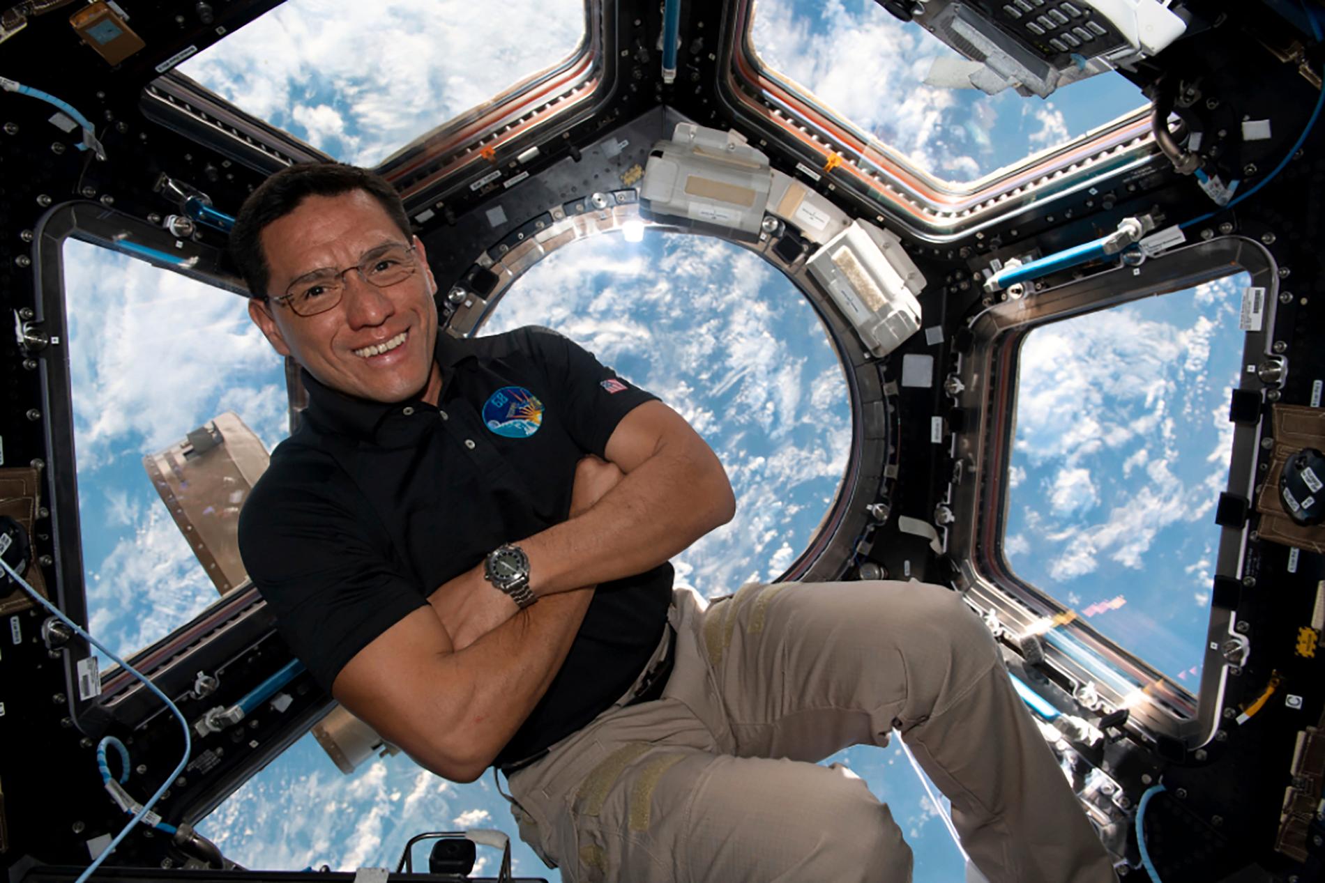 Astronauten Frank Rubio ombord rymdstationen ISS tidigare i år.