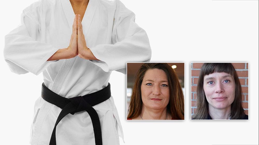 Fler kvinnor jobbar ensamma och rädda för att hamna i hotfulla situationer. En tredjedel känner oro för rån, hot och våld. Så, är taekwondoträning en rimlig strategi? Självklart inte, skriver Susanna Gideonsson och Carolina Uppenberg, Handelsanställdas förbund.