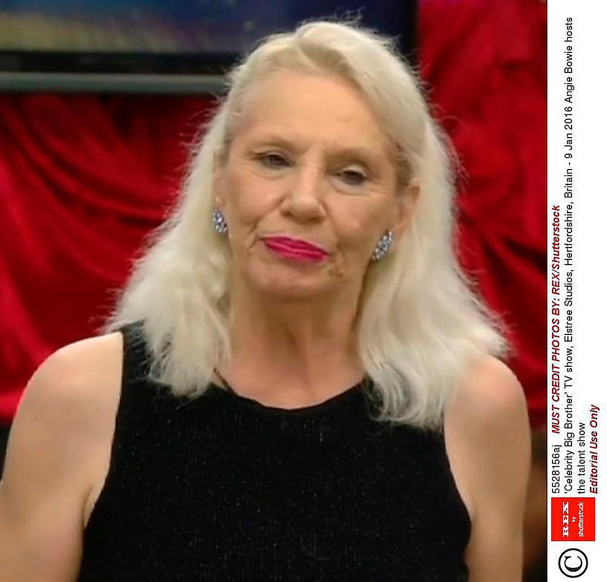 Angie Bowie instängd i ”Big brother”-huset.