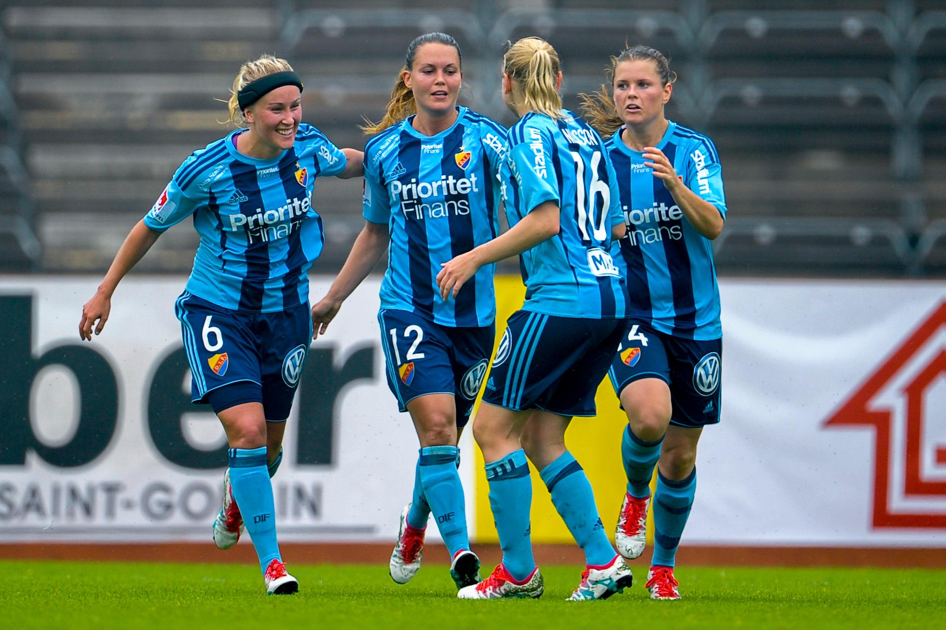 Emilia Appelqvist gjorde Djurgårdens mål.