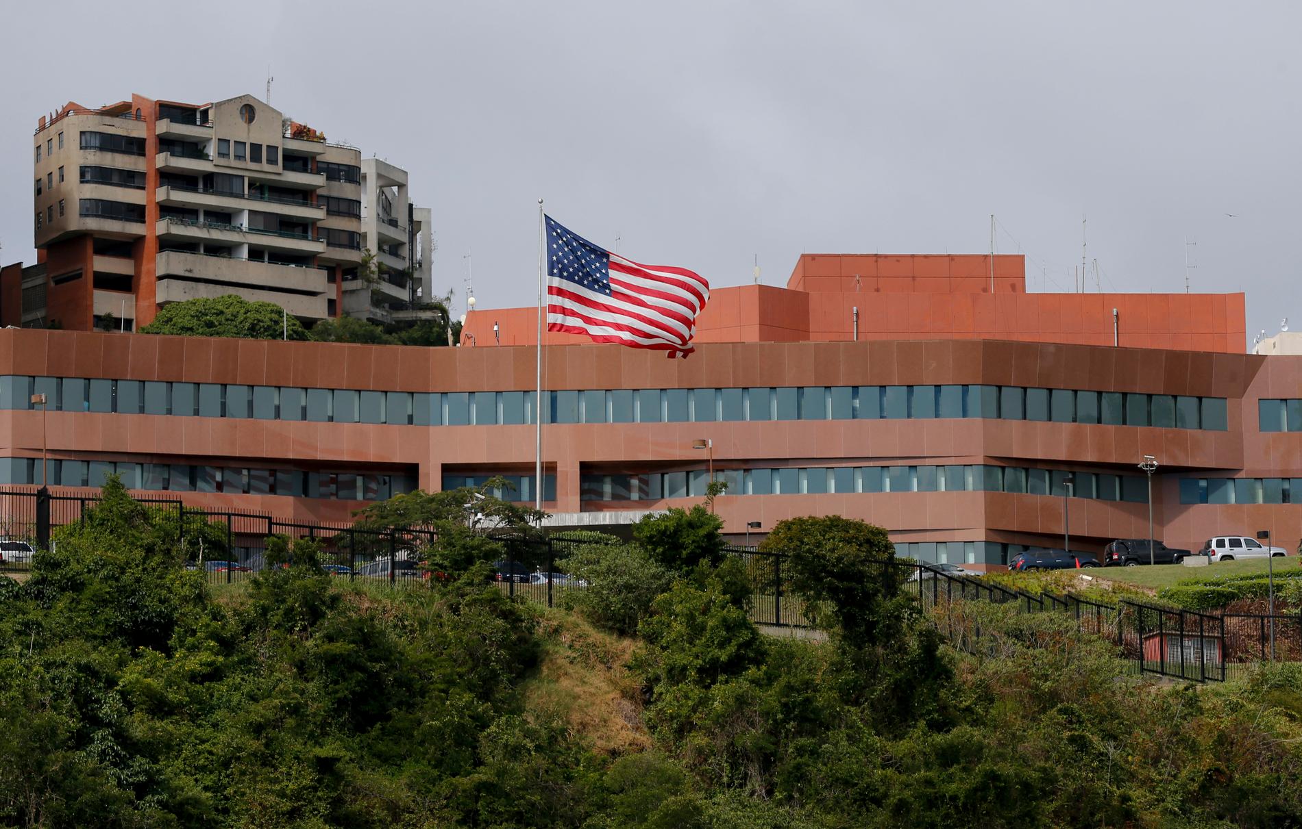 USA:s ambassad i Caracas, Venezuela.