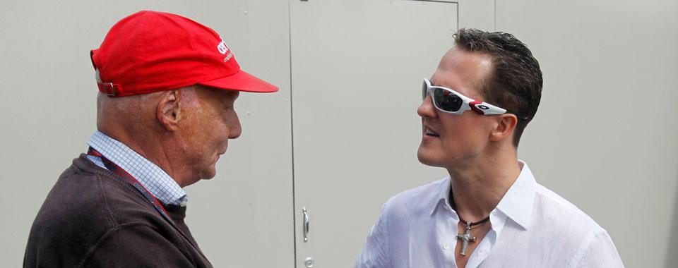 Niki Lauda får inte vara med på veckans lista - det får däremot Michael Schumacher.
