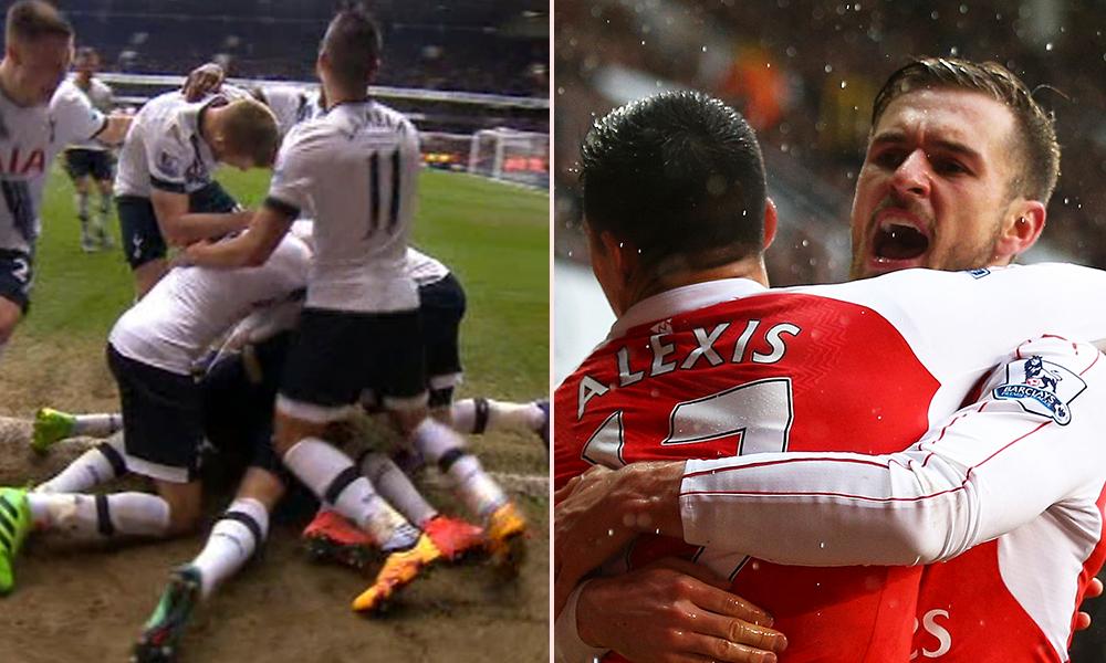 Tottenham jublade enormt efter Harry Kanes 2-1-mål – men Arsenal svarade.