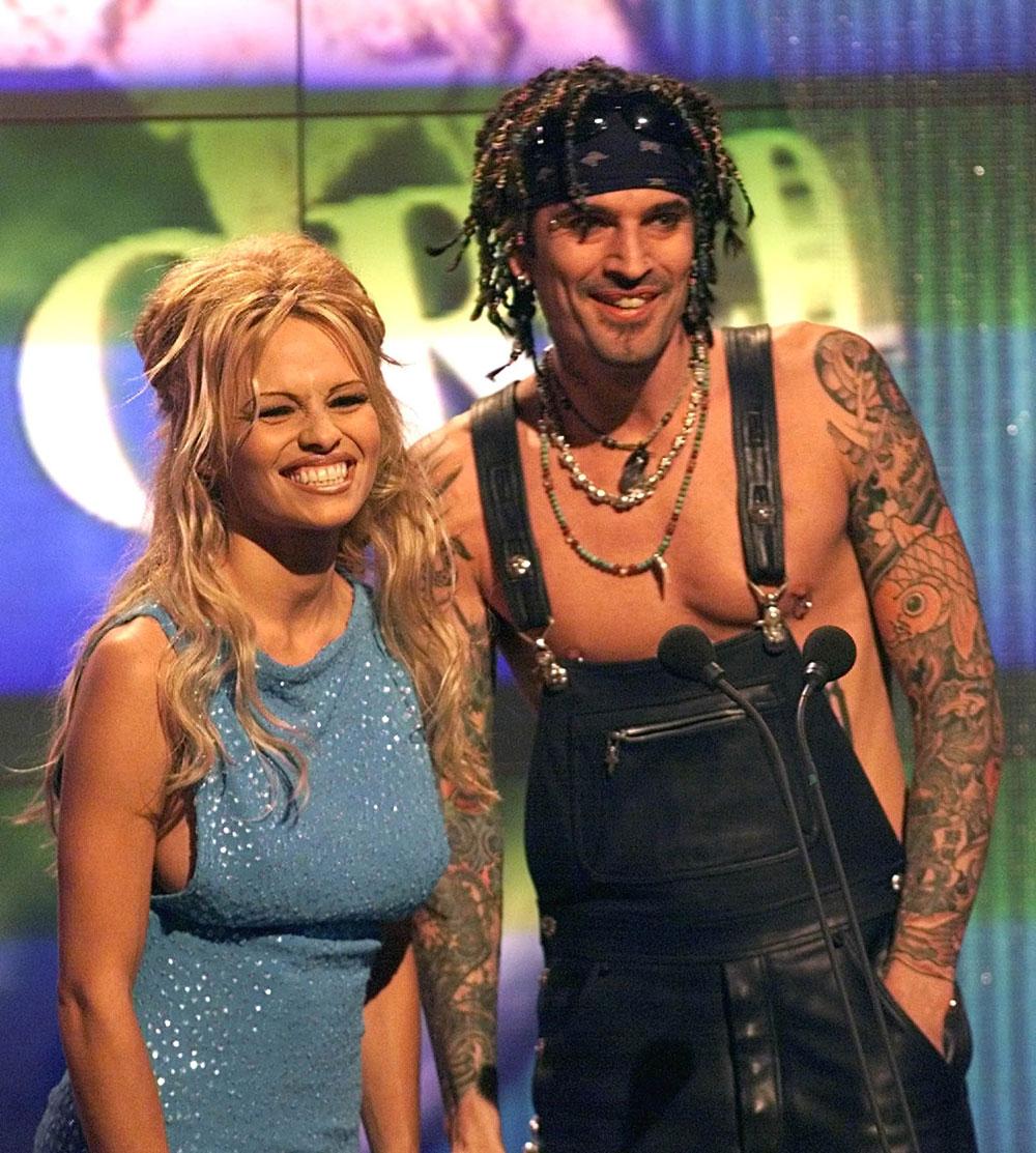 Tommy Lee med exet Pamela Anderson.