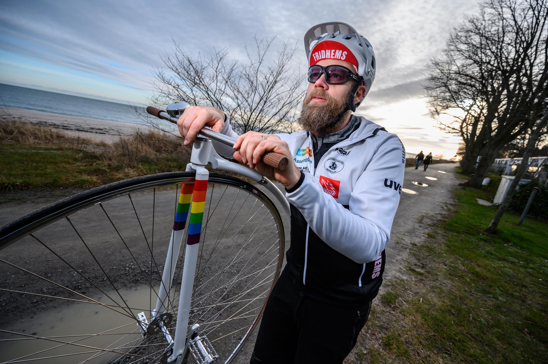 Cyklisten Mattias Nordström är redo inför sommarens tävlingar i Skåne.